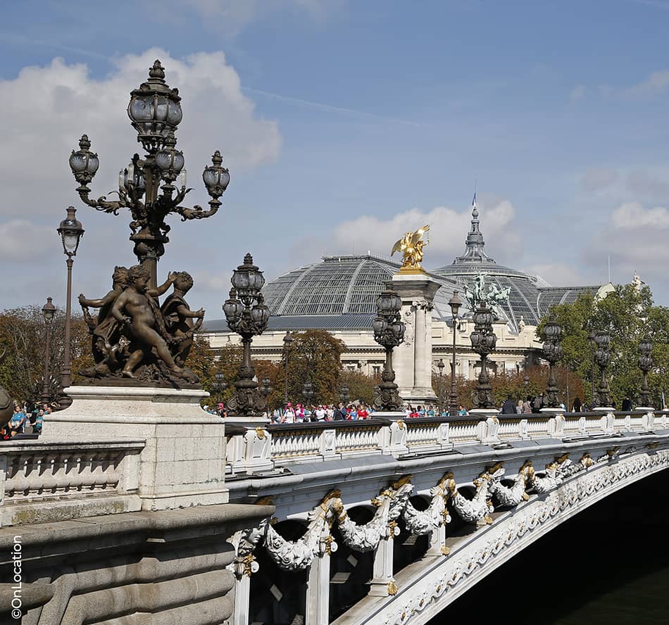 Grand Palais, lieu emblématique de Paris, où se déroule l'escrime pour les Jeux Olympiques de Paris 2024