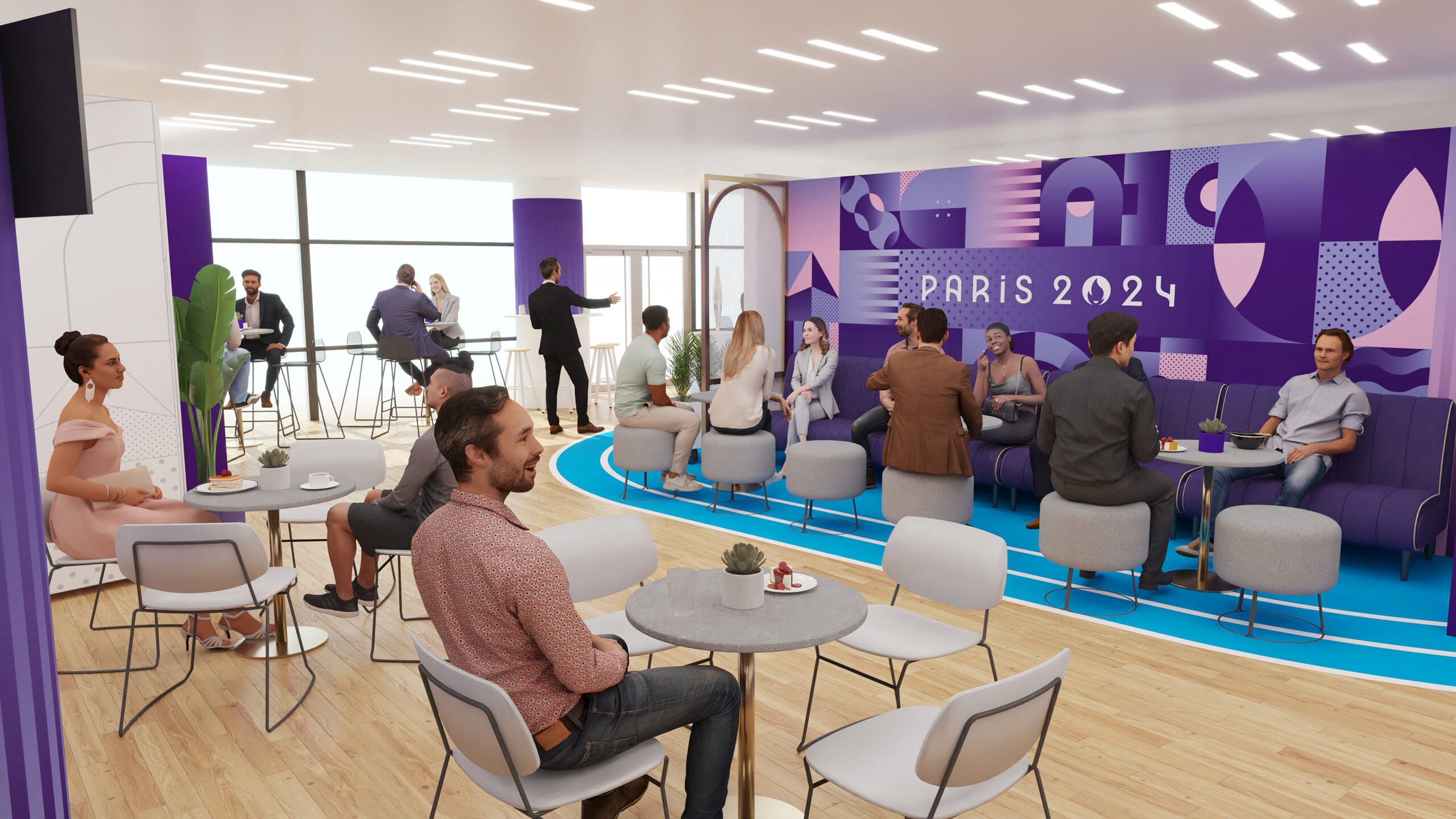 Salon hospitalité VIP offre bronze Jeux Olympiques Paris 2024